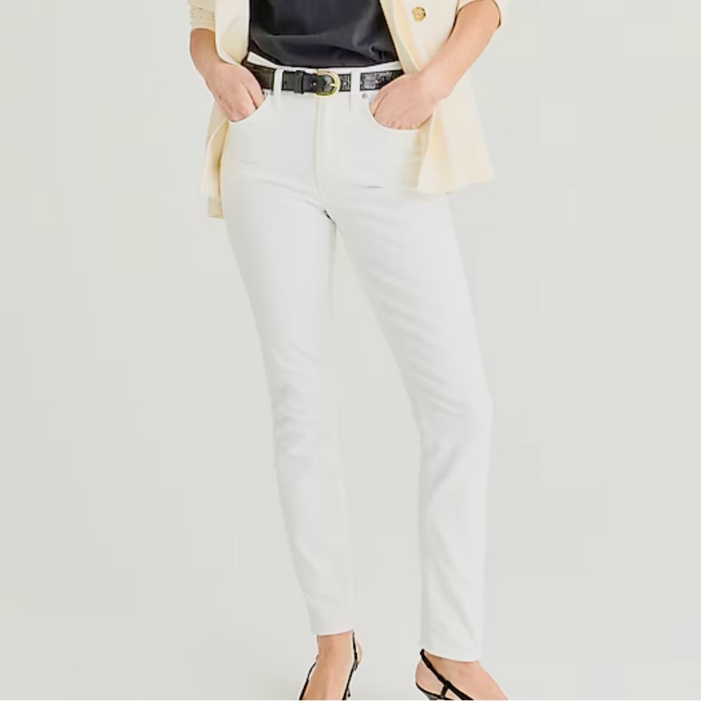 J Crew White Denim Jean